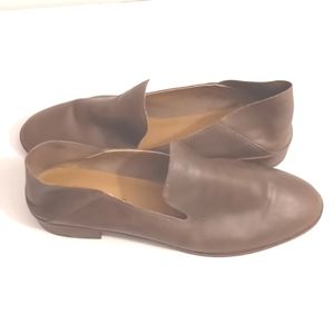 Lucky Brand LK-Cahill Taupe‎ Leather Loafers Women's Size 9.5 M Pre-owned
